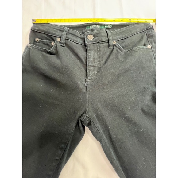 Lauren Ralph Lauren Black Skinny Jeans Women's Size 4 Petite Stretch Denim D16 - Picture 14 of 14